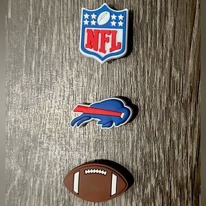 NFL Buffalo Bills Football Croc Charm Jibbitz